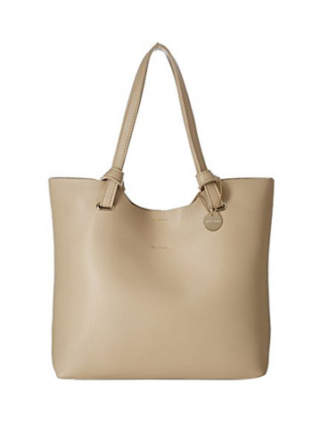 Polyester Blend Handbag LWHB02007BEIGE Brown