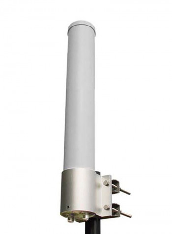 Dual Polarity MIMO Omni Directional Antenna - N-Female Connectors White