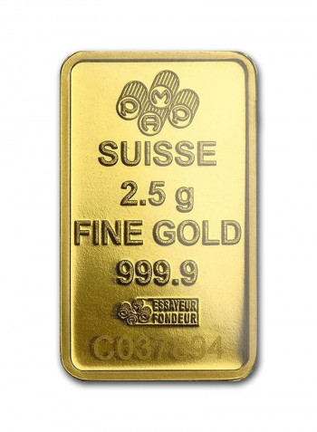 24 Karat Swiss Pamp Queen Fortuna Gold Bar