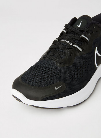 React Miler 2 Running Shoes Black/White/Smoke Grey