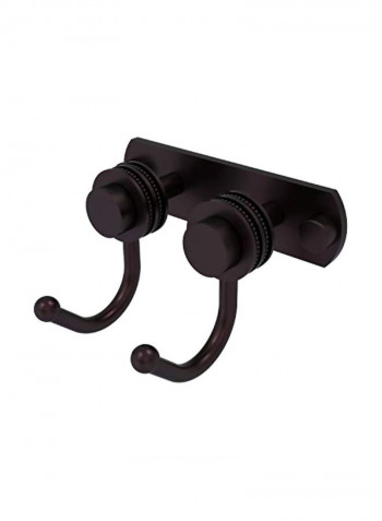 Mercury Collection Multi Dotted Decorative Hook Brown