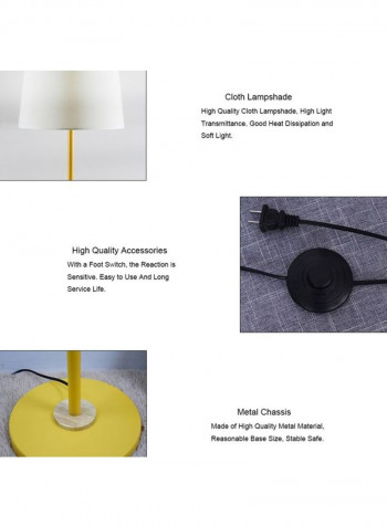 YWXLight Foot Switch Floor Lamp Multicolour 38x38x35cm