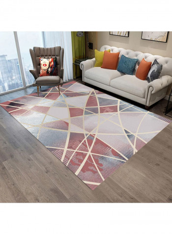 Geometric Pattern Carpet Multicolour 120x160centimeter