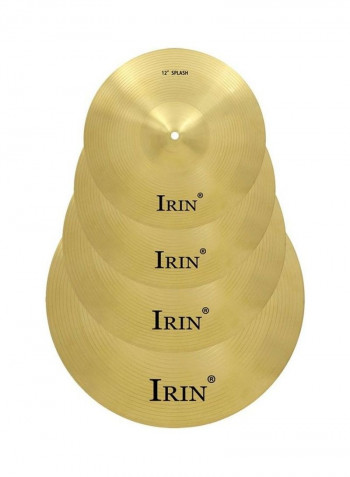 10-Piece Ride Cymbals with Carry Bag