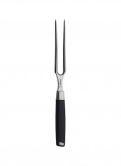 San Moritz Elite Straight Carving Fork Silver/Black/Brown 6inch