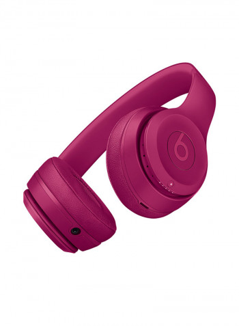 Solo3 Wireless On-Ear Headphones Neighborhood Collection Brick Red