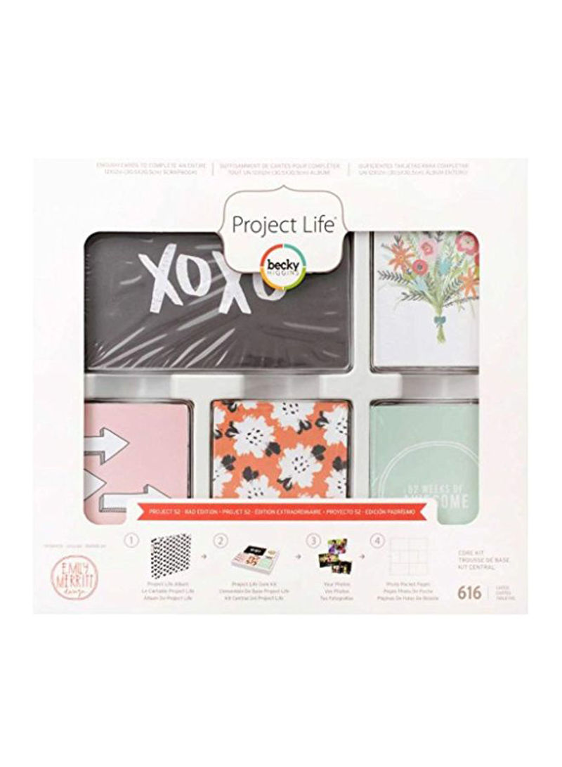 Project Life Core Kit Pink/White/Brown