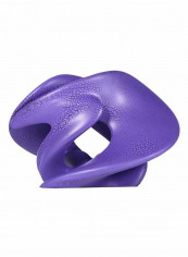 Following Abstract Resin Sculpture Purple 2836g