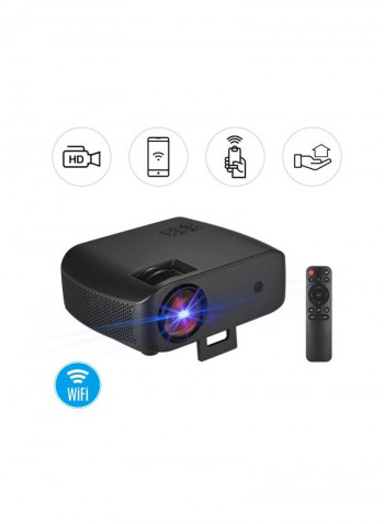 LED Video Projector Black