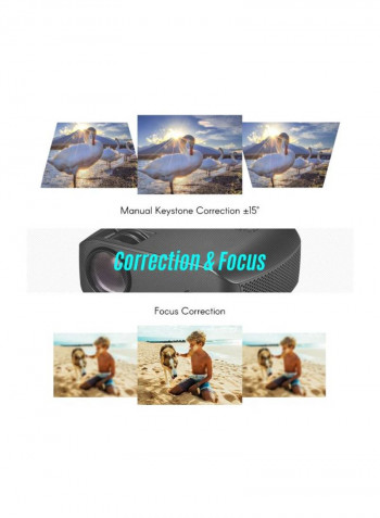 LED Video Projector Black