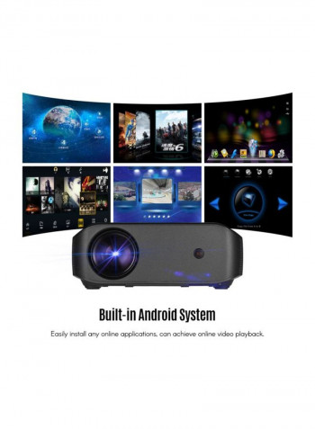 LED Video Projector Black