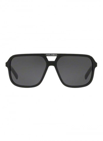 Men's Full Rim Pilot Sunglasses - Lens Size: 58 mm