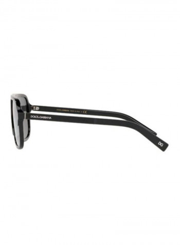 Men's Full Rim Pilot Sunglasses - Lens Size: 58 mm