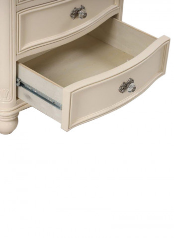 Melissa Wooden Nightstand Gold 61x43x65cm