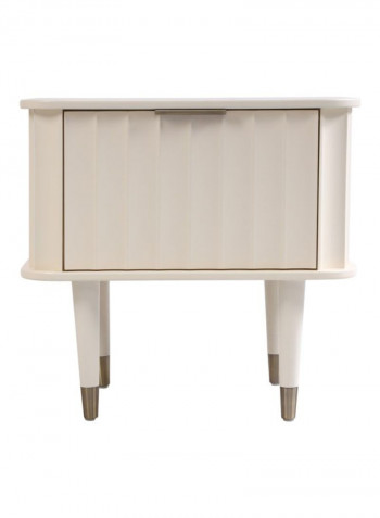 Clara Nightstand Beige/Gold 58.5x55x42.5cm