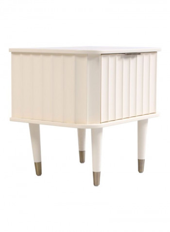 Clara Nightstand Beige/Gold 58.5x55x42.5cm