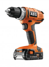 Hammer Drill Driver With 2 Batteries Orange/Black/Grey