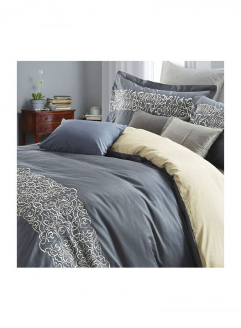 3-Piece Cotton Duvet Cover Set Harrison King