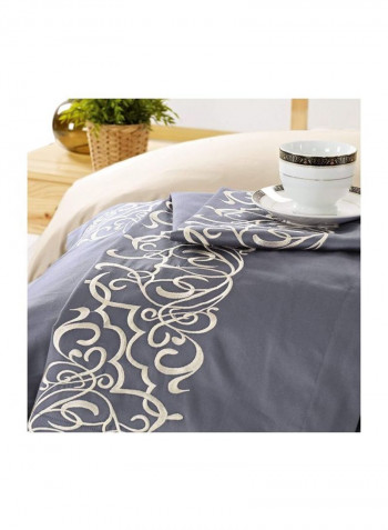 3-Piece Cotton Duvet Cover Set Harrison King