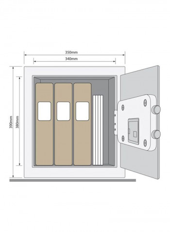 Large Value Safe With Digital Keypad YSV/390/DB1 Black