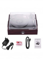 Retro USB And BT-In Turntable Record Player With Two Dynamic Speakers CDP1002 Multicolour