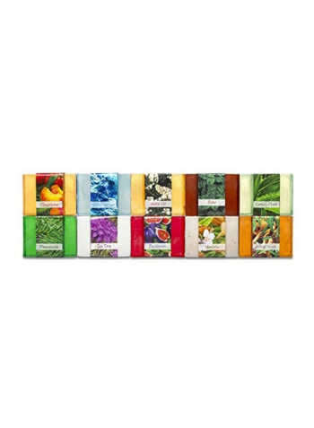 10-Piece Full Bloom Vegetable Glycerin Bar Soap 4.5ounce