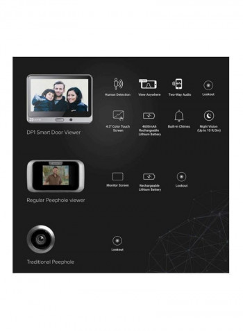 2-Piece DP1 Smart Doorbell Camera Set