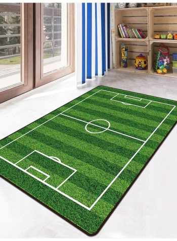 Mat For Kid's Room Soft Washable Home Linen Green 40x60cm