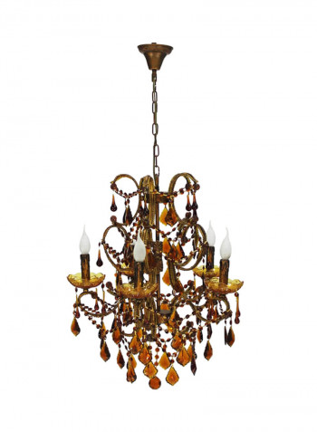 Tentacle Chandelier Brown/Gold 55x65centimeter