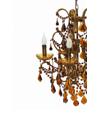 Tentacle Chandelier Brown/Gold 55x65centimeter