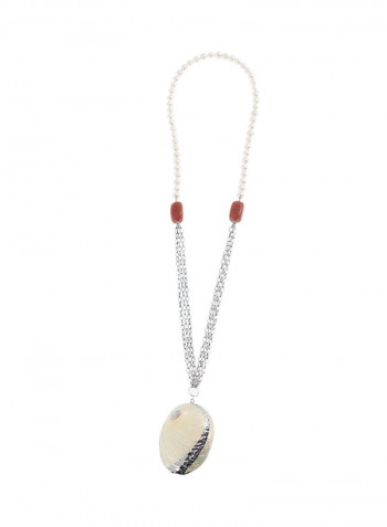 Sterling Silver Pearl Necklace