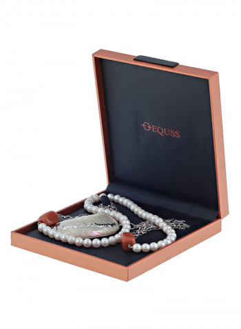 Sterling Silver Pearl Necklace