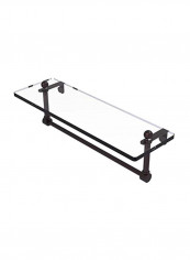 Wall Mounted Glass Shelf Brown/Clear 16x5x5inch reviews Wall Mounted Glass Shelf Brown/Clear 16x5x5inch