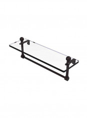 Single Shelf With Towel Bar Clear/Black 16inch reviews Single Shelf With Towel Bar Clear/Black 16inch