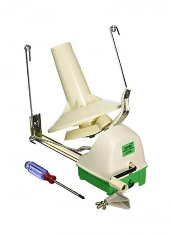 Yarn Ball Winder Beige/Silver/Green 9.1x6x6.8inch
