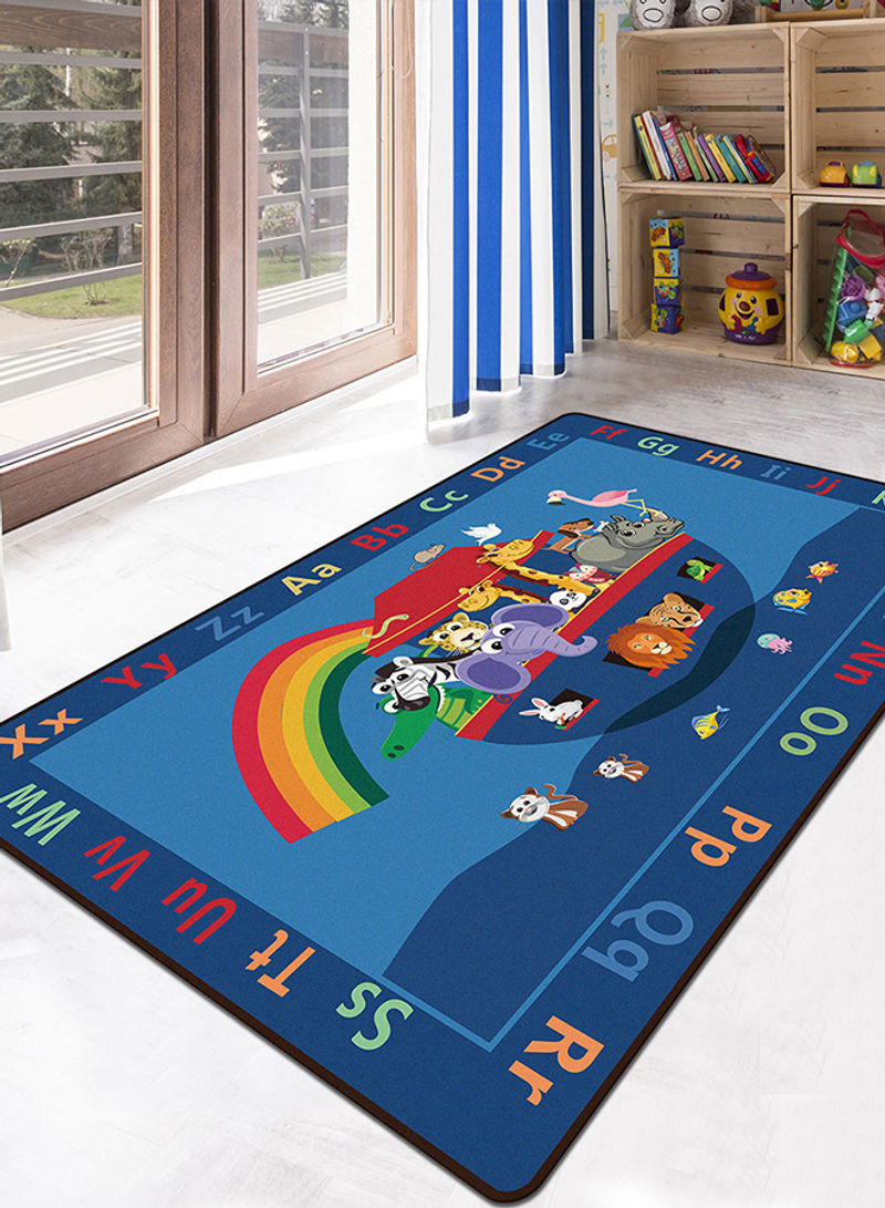 Soft Fluffy Floor Doormat Multicolour 120 x 160centimeter