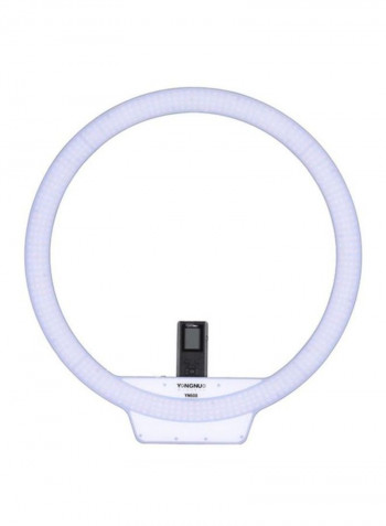 Remote Controlled Portrait LED Ring Light White