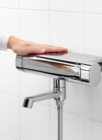 Thermostatic Shower Mixer Silver 300x200centimeter
