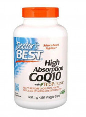 High Absorption CoQ10 With BioPerine - 180 Veggie Caps