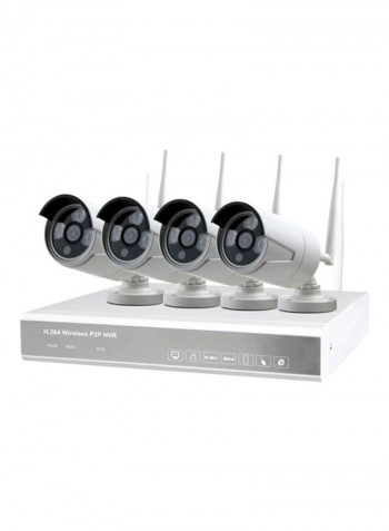4-Piece 960P HD Surveillance Camera