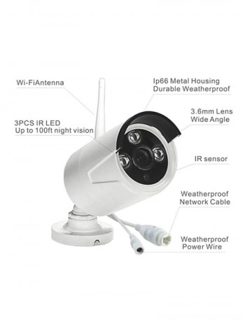 4-Piece 960P HD Surveillance Camera
