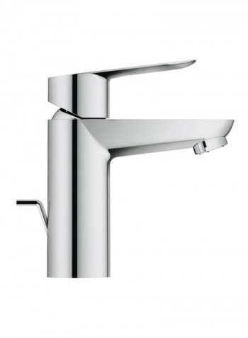 Single Lever Basin Faucet Silver 1.27cm