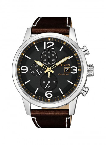 Men's Leather Chronograph Watch CA0618-26H
