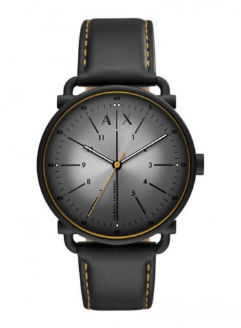 Men's Rocco Water Resistance Leather Analog Watch AX2904