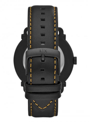 Men's Rocco Water Resistance Leather Analog Watch AX2904