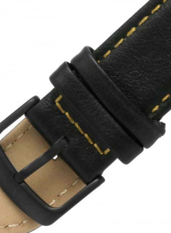 Men's Rocco Water Resistance Leather Analog Watch AX2904