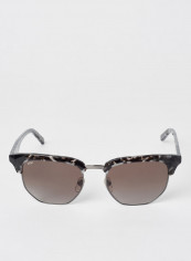 Full Rim Metal Modified Rectangle Sunglasses - Lens Size: 53 mm reviews Full Rim Metal Modified Rectangle Sunglasses - Lens Size: 53 mm