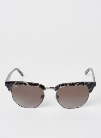 Full Rim Metal Modified Rectangle Sunglasses - Lens Size: 53 mm