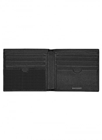 Paris Collection Bi-Fold Wallet Black