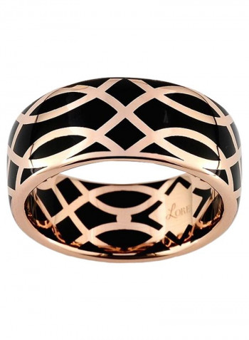9 Karat Gold Confidence Laque Ring